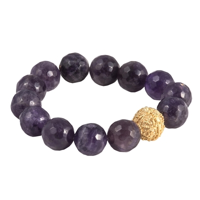 Narcissus Amethyst  Bracelet