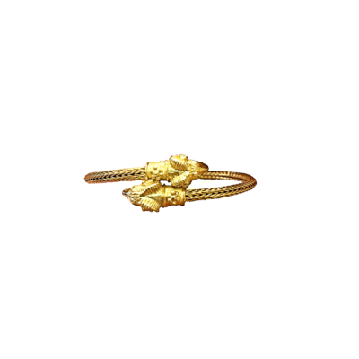 Ram's Head Gold Bracelet