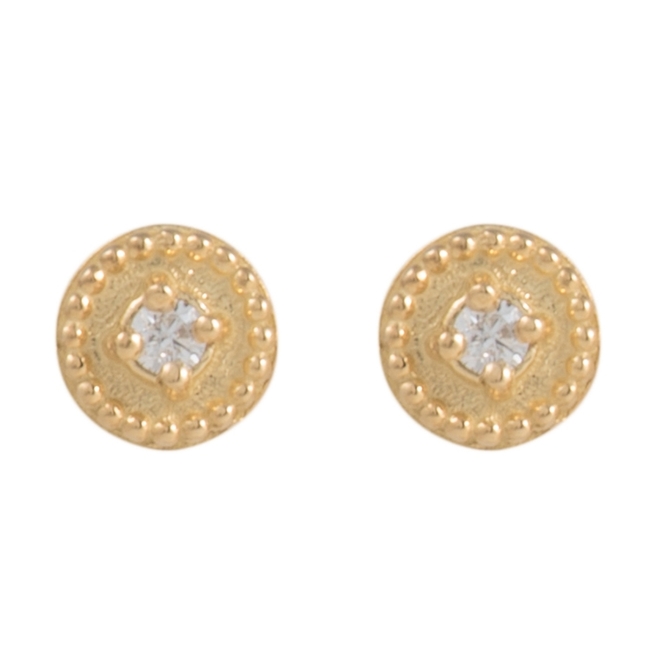 Dione Round Earrings