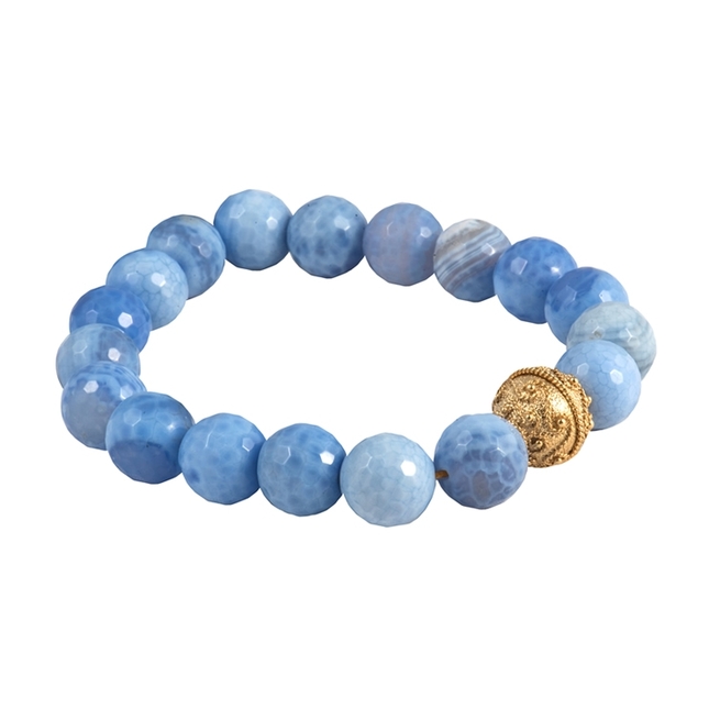 Echo Blue Lace Agate  Bracelet