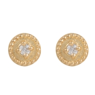 Dione Round Earrings