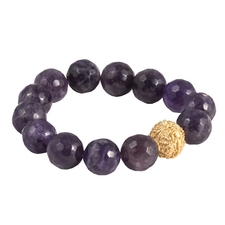 Narcissus Amethyst  Bracelet