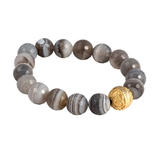 Narcissus Botswana Agate Bracelet