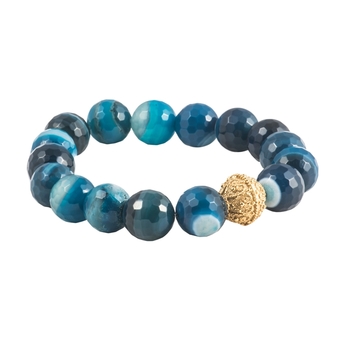 Narcissus Blue Vein Bracelet