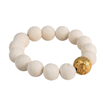 Narcissus Bone Bracelet